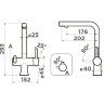 Смеситель OMOIKIRI HOTARU-CH-BE 4994052