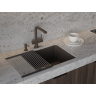 Дозатор для моющего средства OMOIKIRI OM-02-ES-P латунь/эспрессо 4995074
