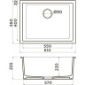Мойка OMOIKIRI OKINOSHIMA 61-U/I-WH Natceramic/белый 4997062